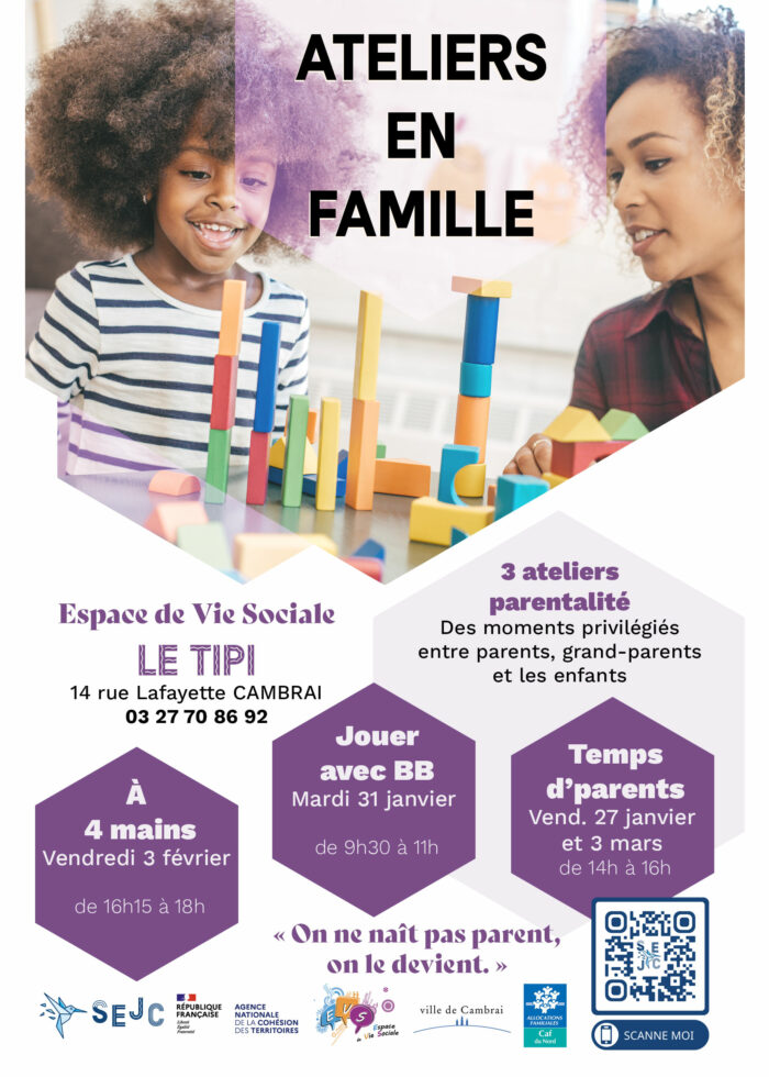 ateliers parentalité à Cambrai