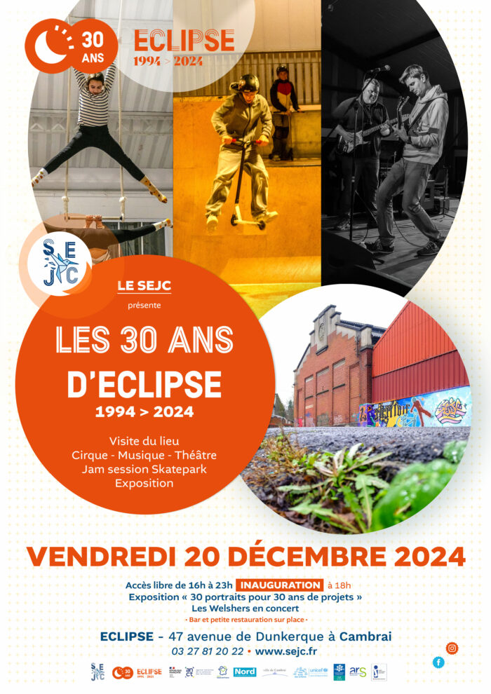 affiche anniversaire 30 ans ECLIPSE Cambrai