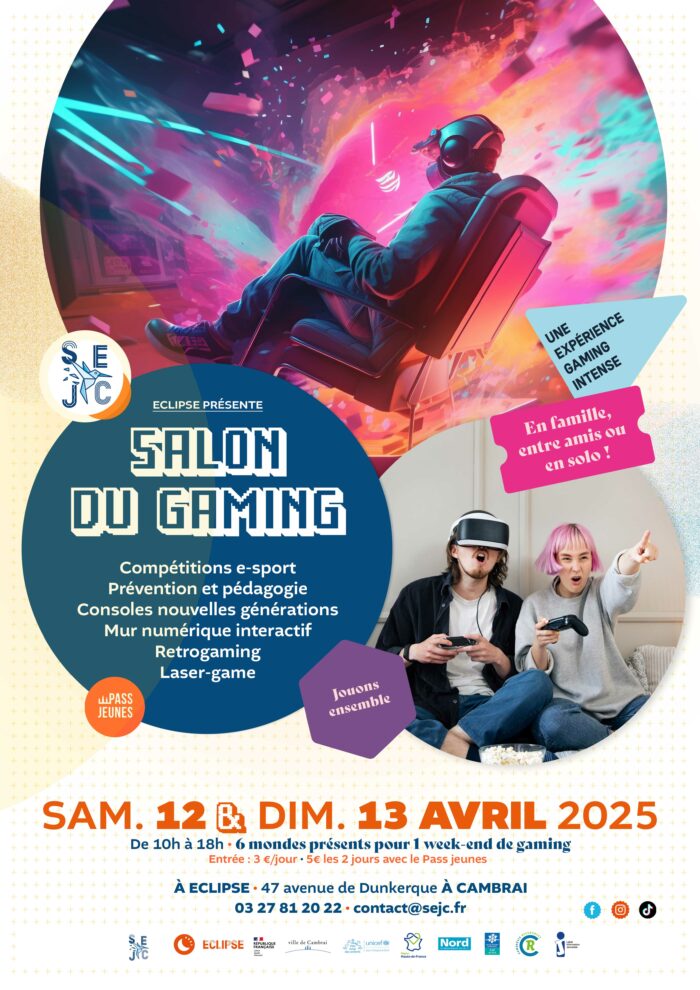 visuel du salon du gaming de Cambrai