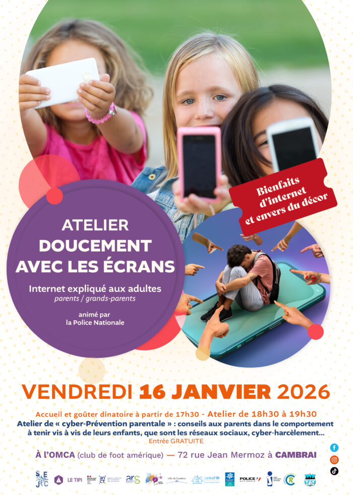 prevention ecran affiche Tipi Cambrai