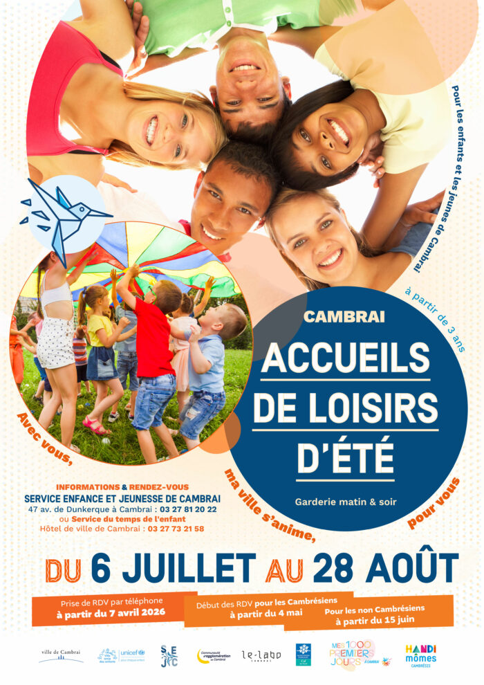 accueils de loisirs à Cambrai 2026